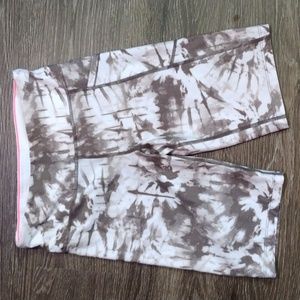 CALVIN KLEIN Performance Wick Tie Dye Biker Shorts Sz S